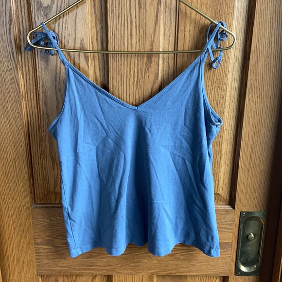 Abercrombie & Fitch Tie Strap Top Cotton - Picture 2 of 6